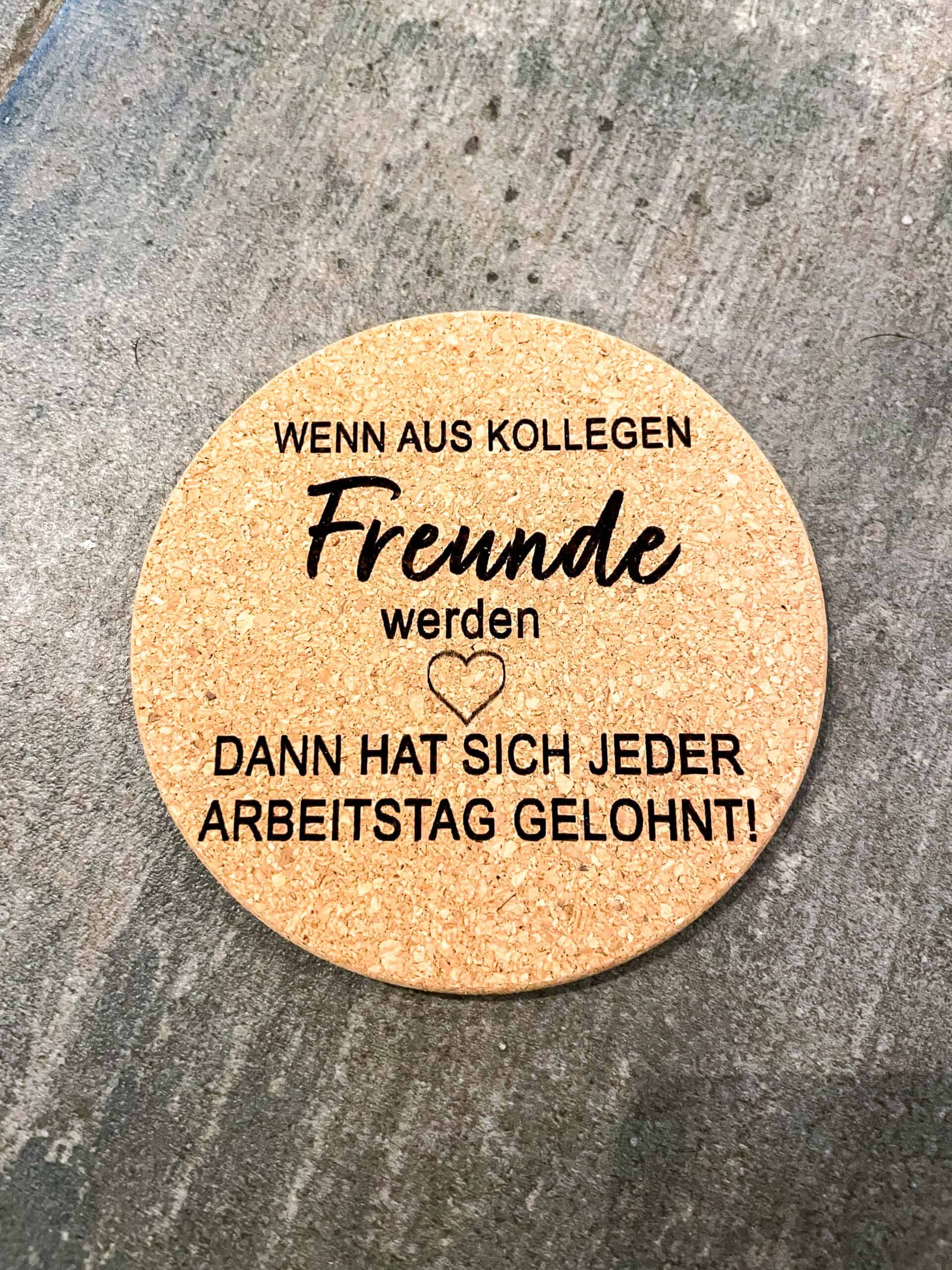 Kork Untersetzer, rund – Bild 2